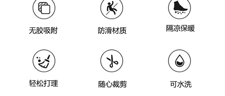 亚马逊跨境爆款代发 磨砂黑色楼梯防滑条 防水耐磨防滑胶带 地垫楼梯安全防护 其他分类泡沫地砖定制脚垫详情8
