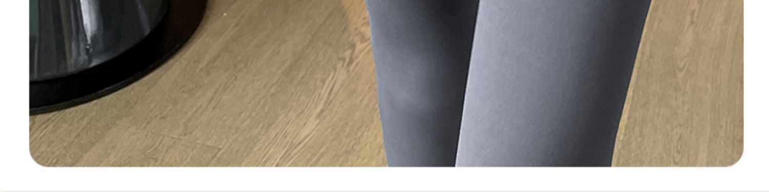 秋冬鲨鱼裤紧身高腰收腹提臀芭比裤黑色外穿瑜伽加绒打底裤女批发详情22