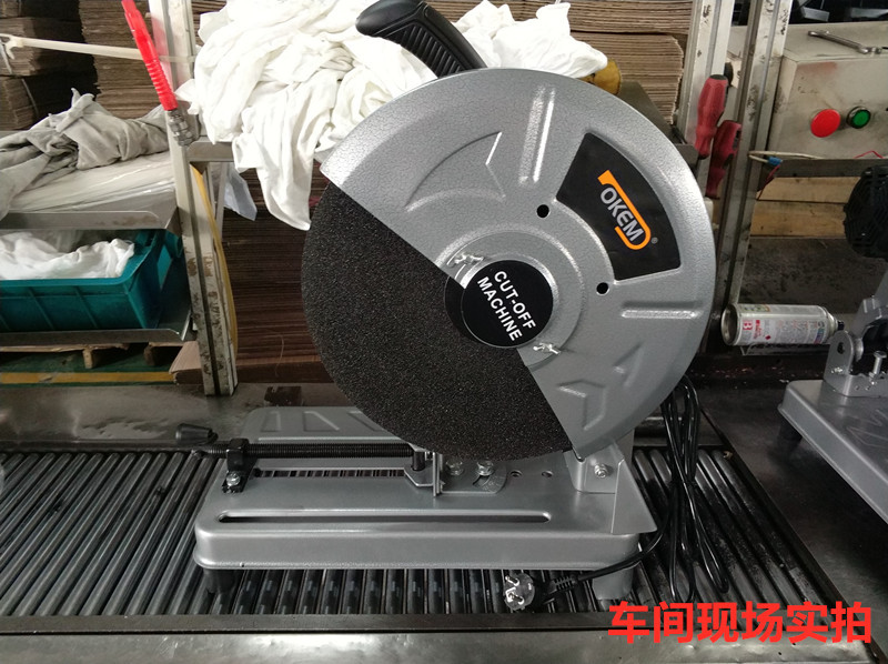 Foreign trade export power tools 355 profile cutting machine 14-inch steel machine household 350 grinding wheel metal cutting saw pic 3