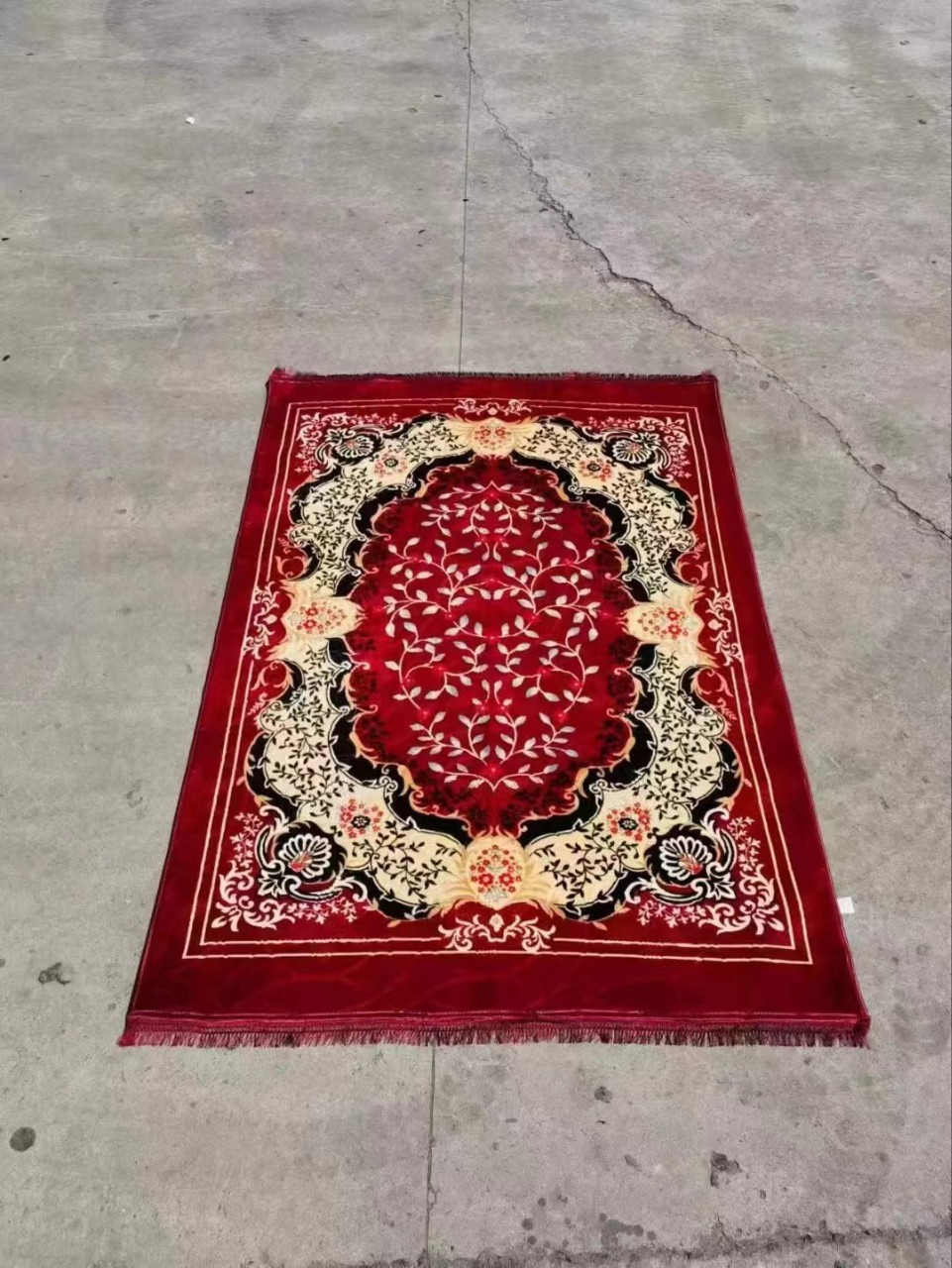 工厂直销绗缝礼拜毯印花礼拜毯朝拜毯祈祷垫朝拜垫70*110cm绗缝详情4