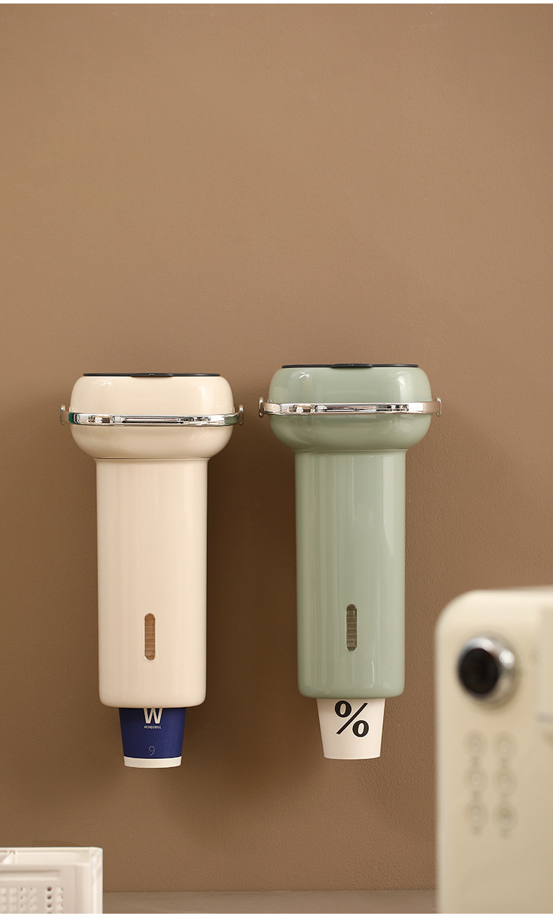 FaSoLa Household multi-functional paper cup holder, cup remover, non-punching, visual, disposable paper cup storage device pic 13