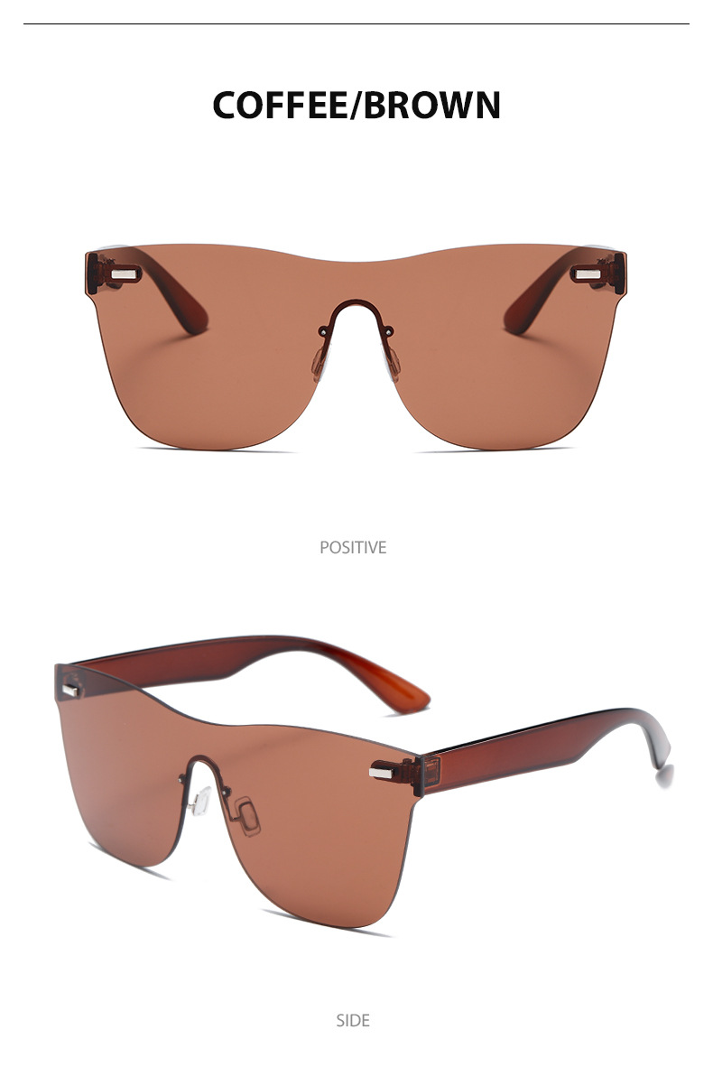 8213 Frameless one-piece lens sunglasses for men and women, cycling, sports and fashion, European and American cross-border Amazon UV400 trend pic 15