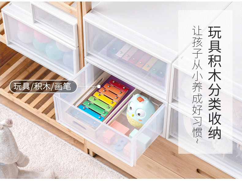 Desk, office desktop, storage cabinet, drawer-type office supplies, file box, plastic organizing box, shelf table pic 7