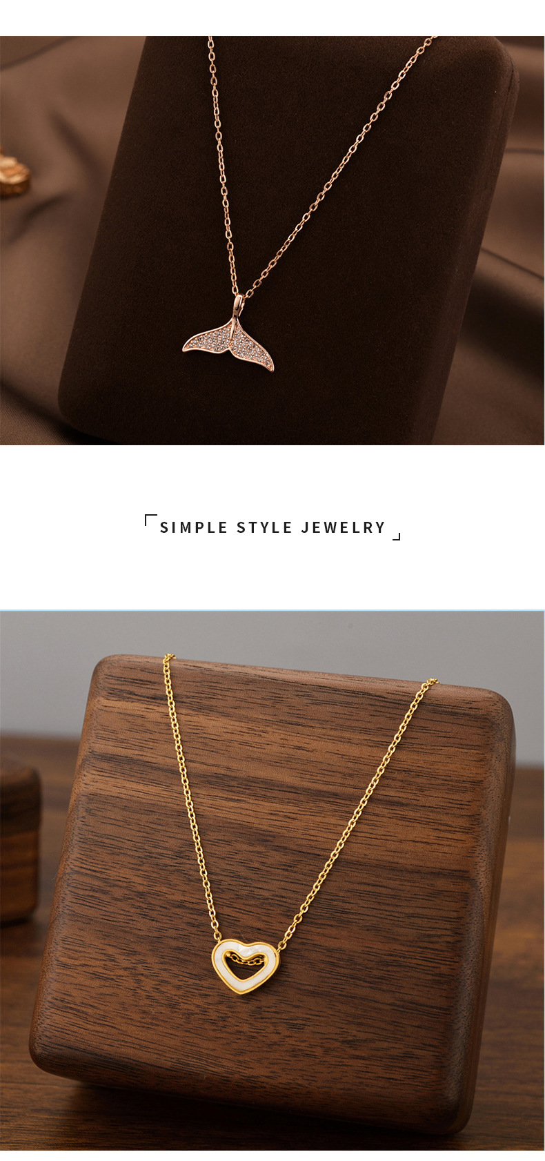 跨境新款钛钢项链女简约时尚个性奢华热卖款女锁骨链饰品现货批发详情8