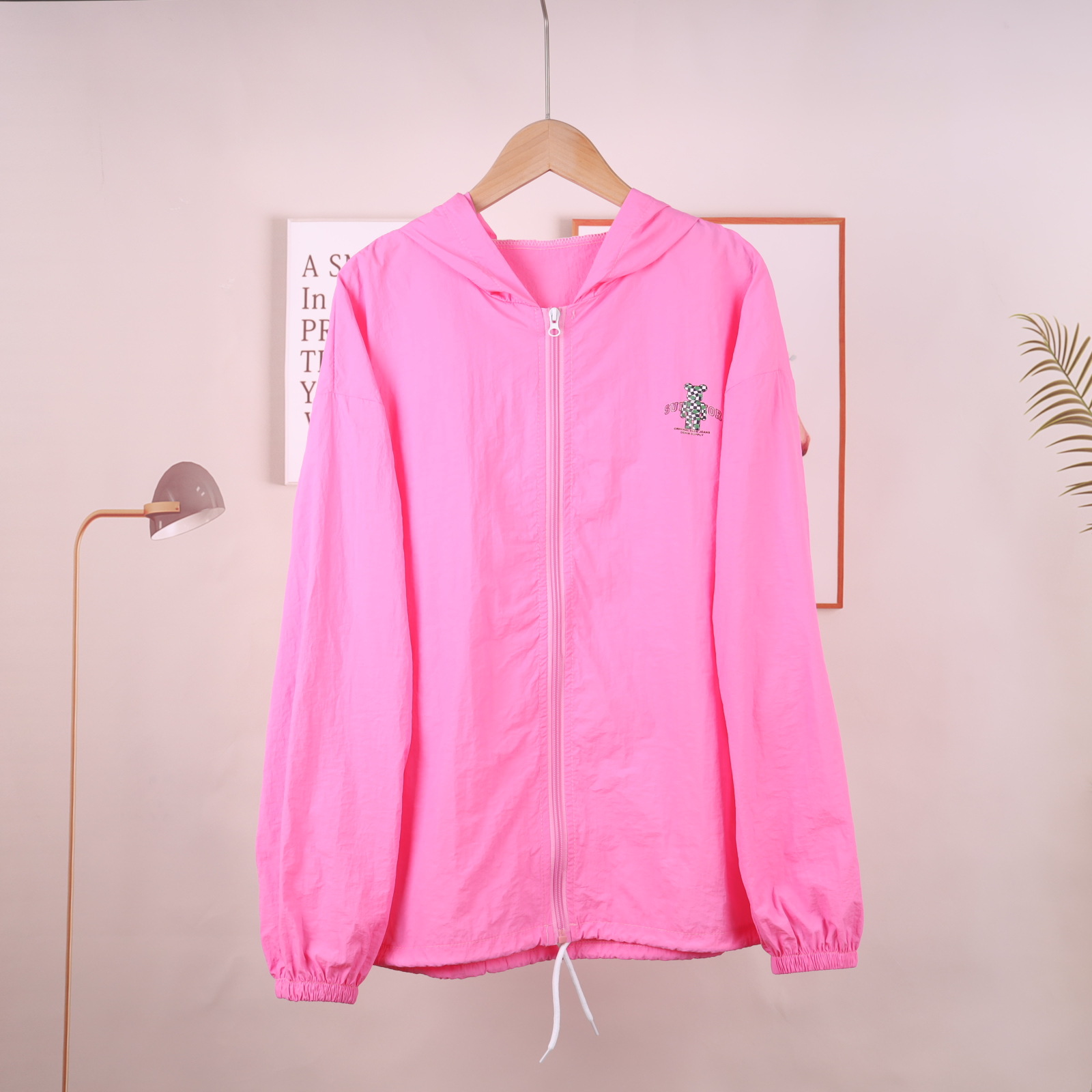 Cartoon bear sun-protective clothing for women, 2022 summer new style cute cat sun-protective clothing, Korean style stylish light jacket pic 7