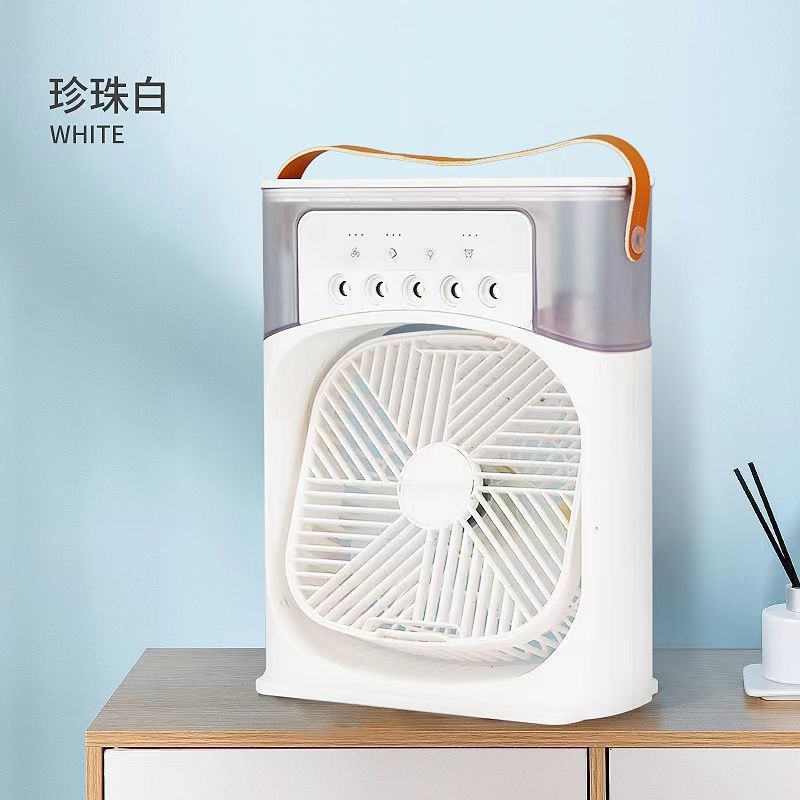 夏天房间降温神器桌面风扇降温器房间制冷加湿器宿舍静音上课详情4