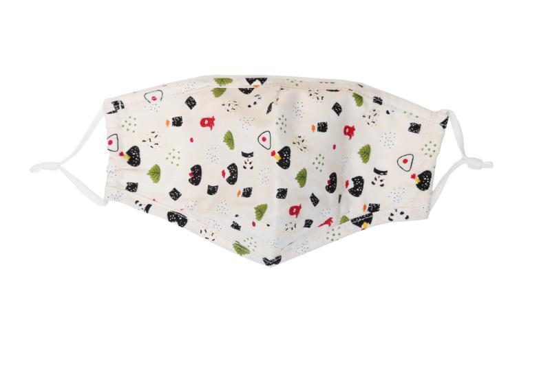 防尘防晒透气口罩 小碎花棉布口罩防粉尘棉布艺口罩厂家批发详情10
