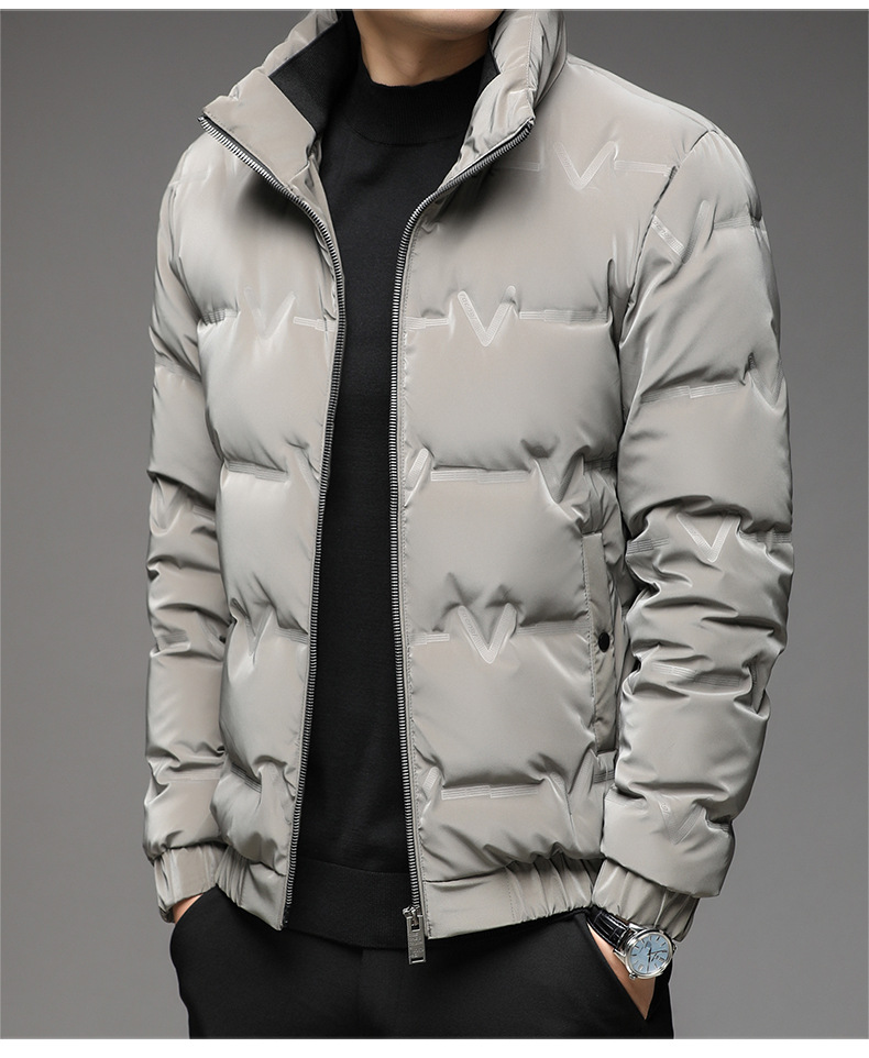 羽绒服男士外套短款立领修身白鸭绒潮流轻薄帅气冬季新款外套男士详情9