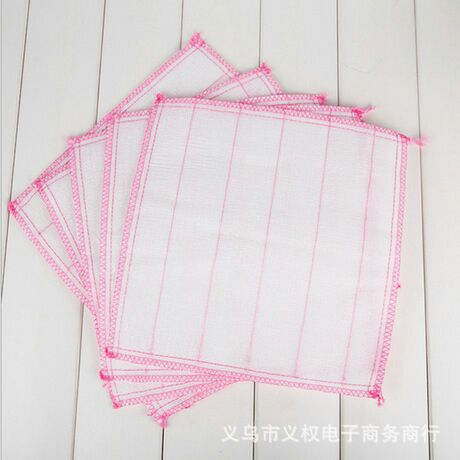 Thickened 28X28 dishcloth with cotton and wood fiber, non-woven fabric, absorbent and oil-free scouring pad pic 3