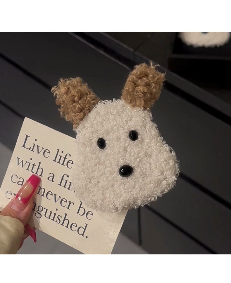 2023秋冬新款可爱小狗发夹趣味少女心刘海夹边夹BB夹碎发夹子发饰详情18