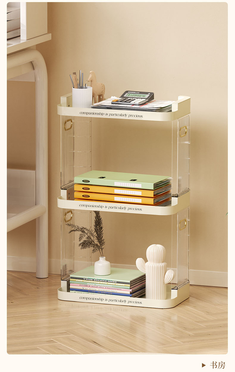 Bedside table storage rack, kitchen organizing rack, bathroom storage rack, cup, book desk, cosmetics and perfume storage rack pic 14