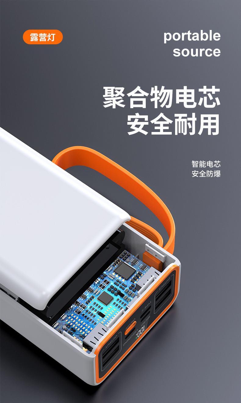 60000 mah POWER BANK PD22.5W flash charging 66W super fast charging Power Bank mobile power bank manufacturer pic 14