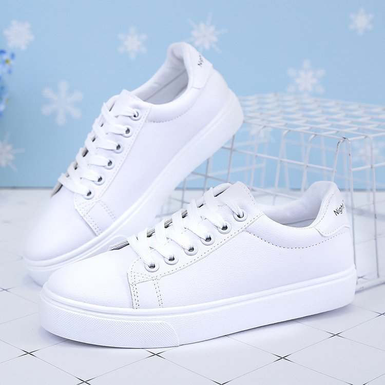 New styles of women's shoes for Spring, summer, autumn and winter 2023, including women's board shoes, student shoes and white sneakers, with low top and round toe LACES pic 25
