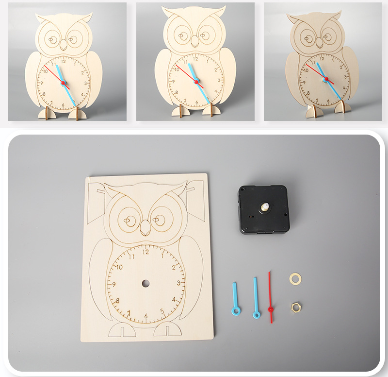Ideas diy hecho a mano materiales bolsas relojes modelos alumnos de primaria conocimiento reloj de tiempo herramientas didácticas tecnología pequeñas producciones pic 18