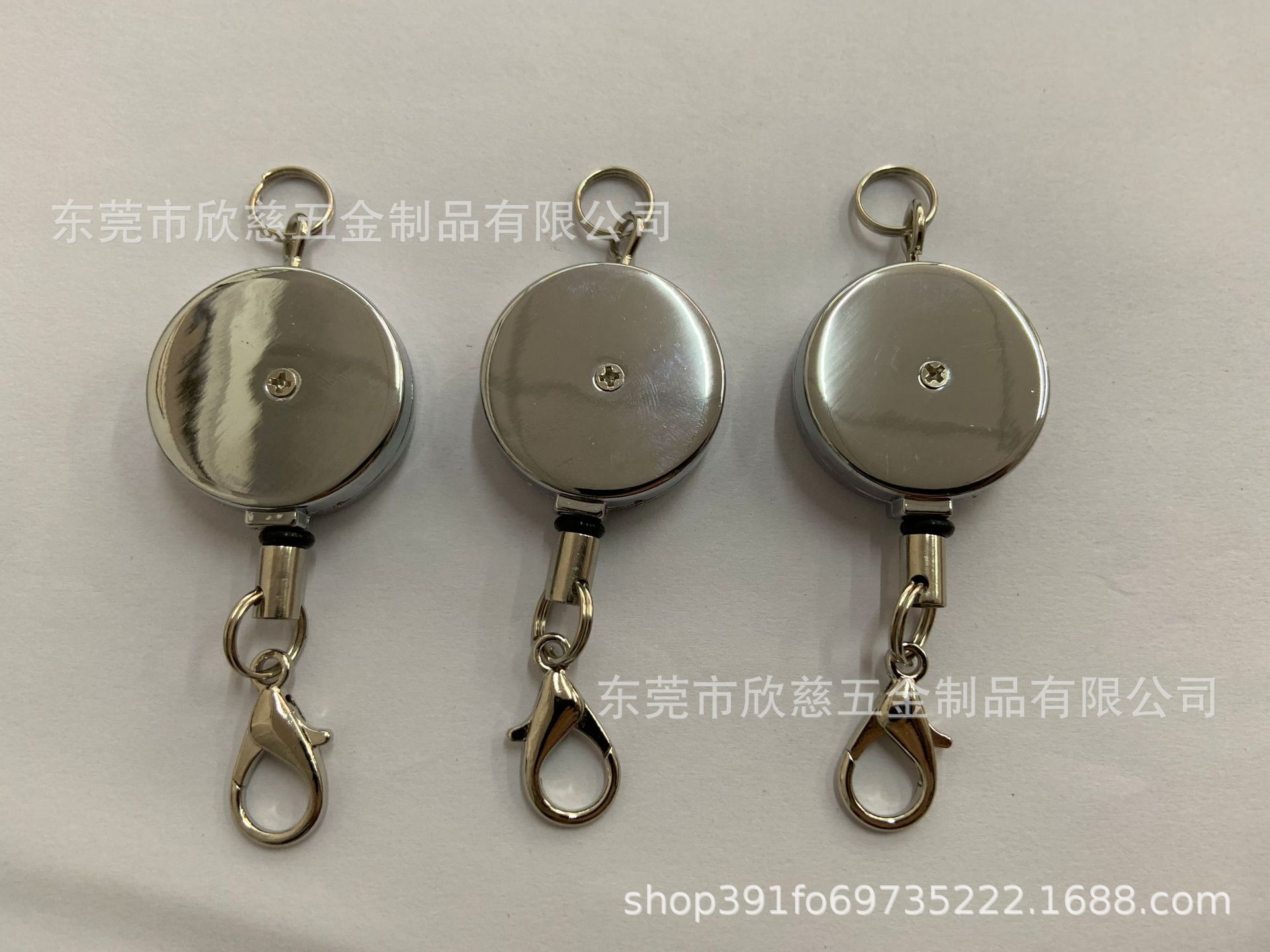 亚马逊AMAZON跨境热销4CM旋转皮带夹伸缩强力易拉扣易拉得钥匙扣详情31