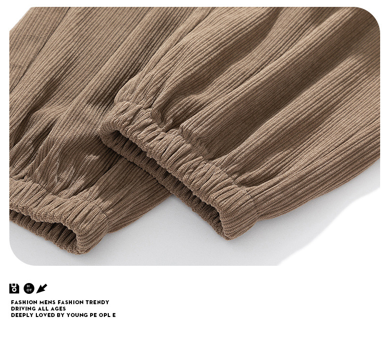 Pantalones hombre primavera otoño marca de moda holgada paquete de pies pantalones de estilo americano high street adolescente workwear casual pantalones deportivos pic 27