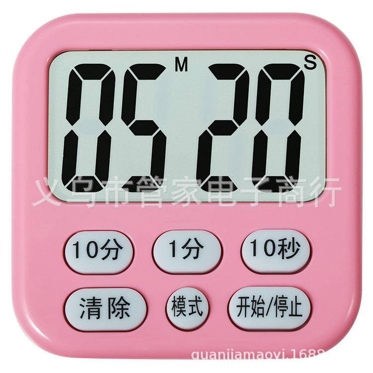 Electronic timer, countdown timer, student clock, stopwatch, time manager, kitchen reminder pic 1