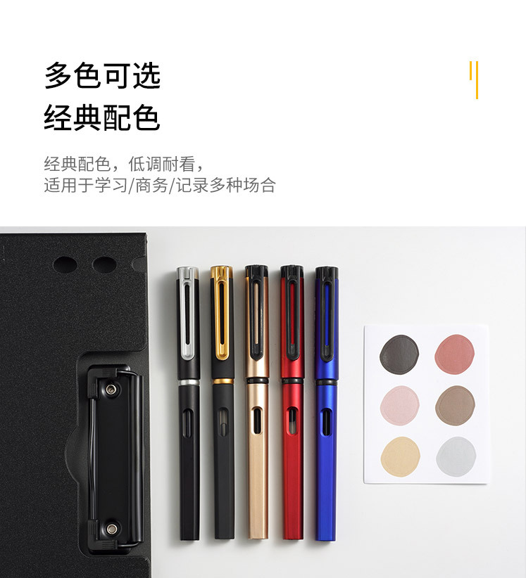 Customized creative gel pens, LOGO signature pens, spray-painted carbon pens, enterprise advertising customized pens, wholesale visual ink pic 5