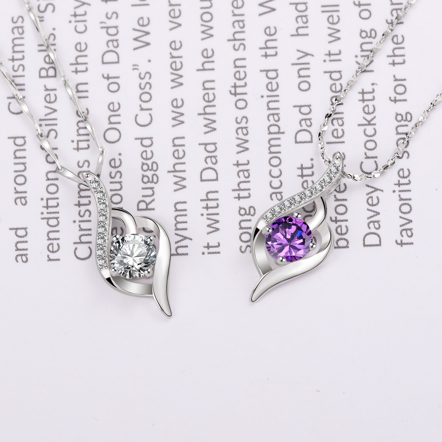 A high-quality imitation D-color moissanite four-leaf clover female pendant with eight hearts and eight arrows from a live-streaming product by a popular influencer on Kuaishou and Douyin pic 105
