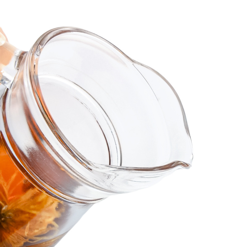 Free shipping, factory direct sales, glass-patterned transparent cold water kettle, octagonal kettle, vertical patterned cold water kettle, large capacity wholesale pic 2