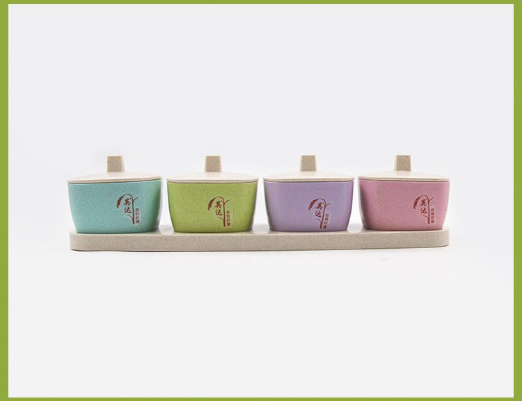 Three or four sets of seasoning boxes, salt and sugar seasoning boxes, multi-style seasoning combination sets, seasoning jars pic 17