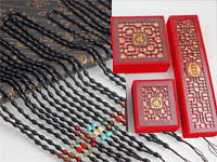 新疆天山翠圆珠手链男女款冰种飘花玉石手链天山翠玉手串直播货源详情9