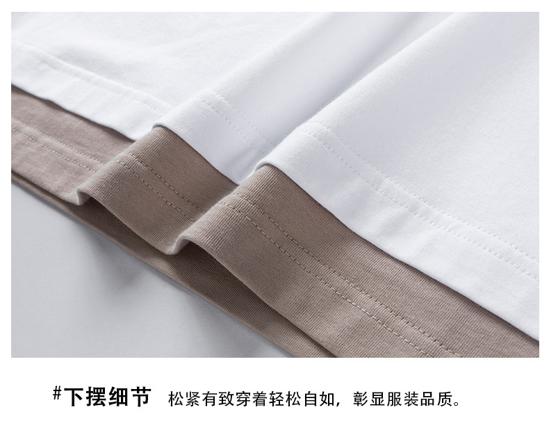 A new summer style American high street round-neck short-sleeved T-shirt for men with loose and simple printed half-sleeved top pic 24