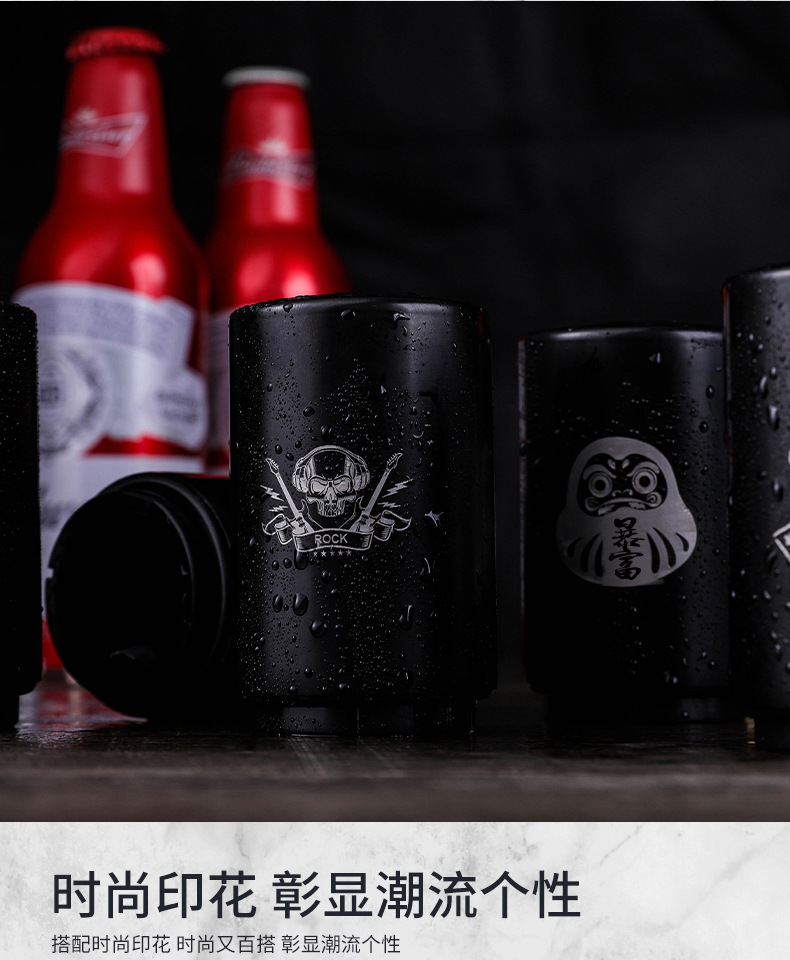 Cross-border beer bottle opener creative stainless steel bottle opener press automatic cap opener advertisement non-destructive beer screwdriver pic 20