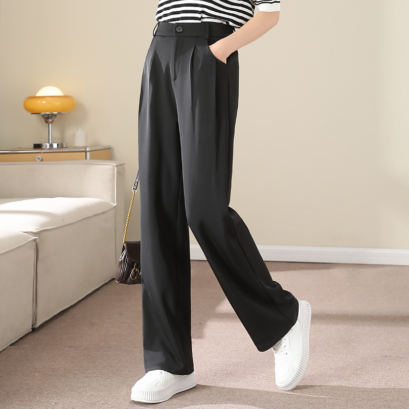 Spicy Girl jeans for autumn girls, high-waisted and slimming 2024 autumn/winter new style, versatile and stylish, loose straight-leg long pants pic 7