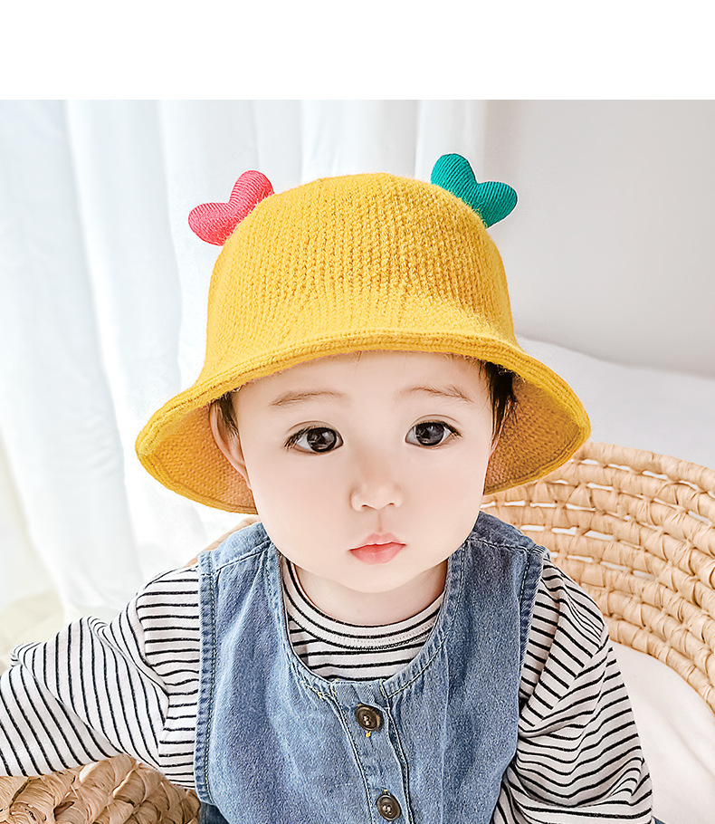 婴儿宝宝帽子防飞沫防护帽秋冬季毛线男童女童儿童隔离遮脸面罩冬详情8