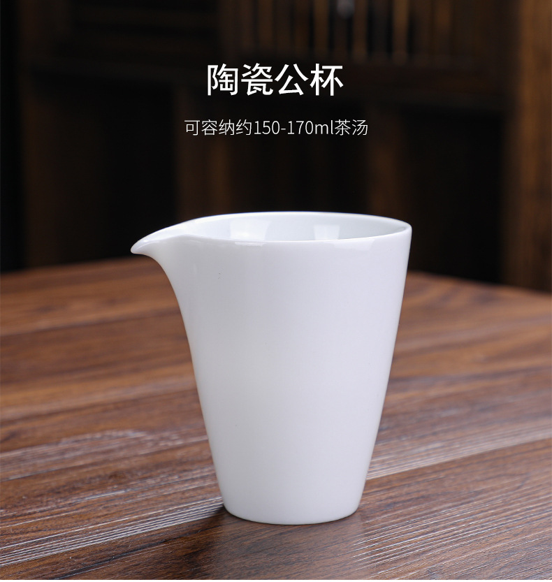 Ceramic travel tea set portable bag, Quick Cup, one pot, three cups, Kung Fu tea set gift set with LOGO printing pic 18