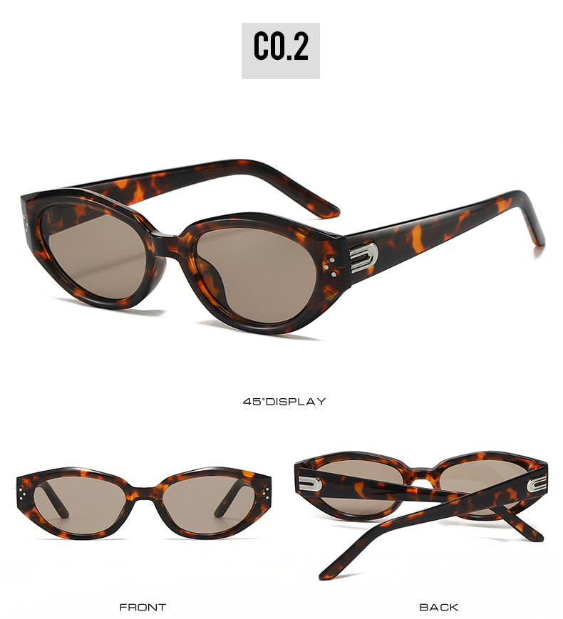 2024新款墨镜女网红同款轻奢高级感墨镜男 潮猫眼墨镜防晒太阳镜详情8