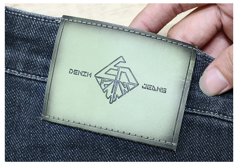 主推爆款蓝色牛仔裤男秋冬款修身小直筒厚款男士弹力休闲长裤裤子详情16