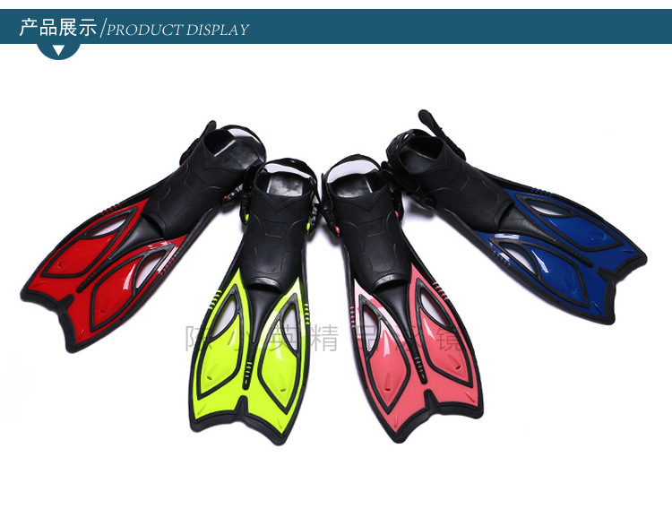 Factory direct sales of colored diving flippers, high-quality silicone flippers, and wholesale of diving equipment flippers pic 2