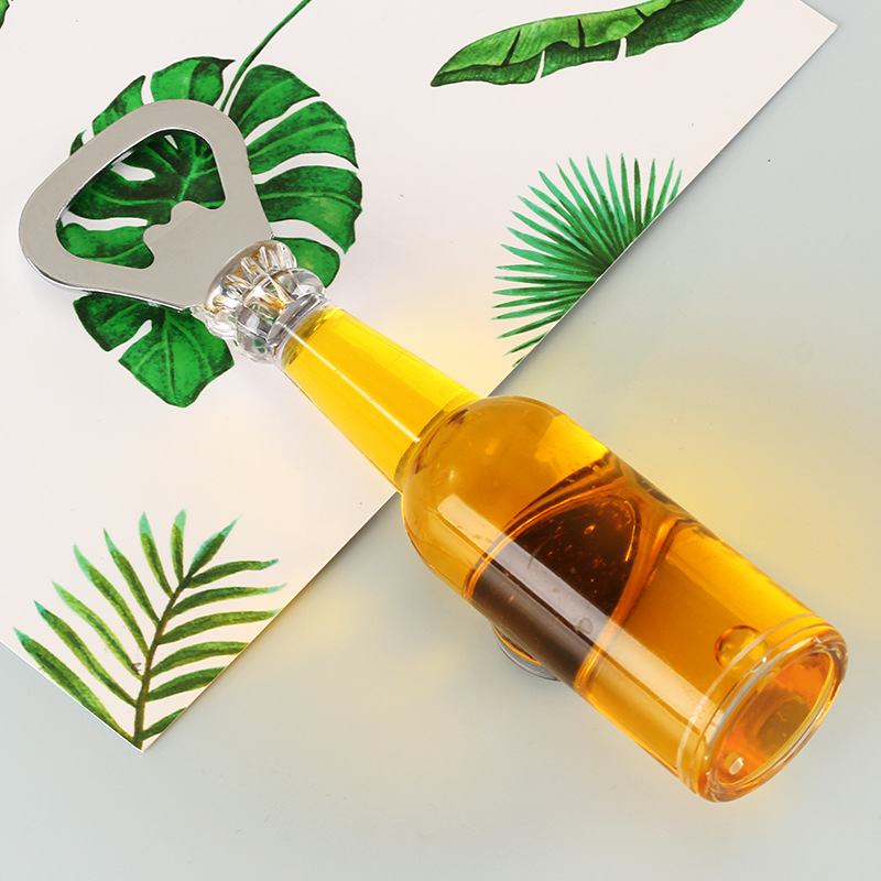 厂家现货批发啤酒开瓶器创意复古仿真酒瓶握把磁吸磁贴启瓶器详情12