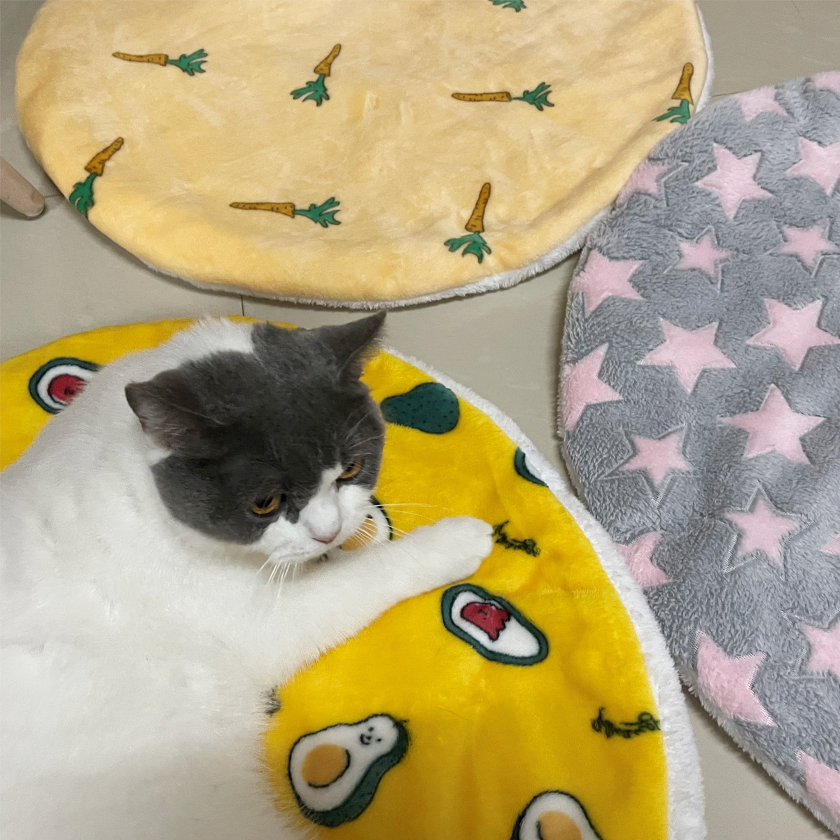 Круглый кошачий коврик, кошачий питомник pic 7