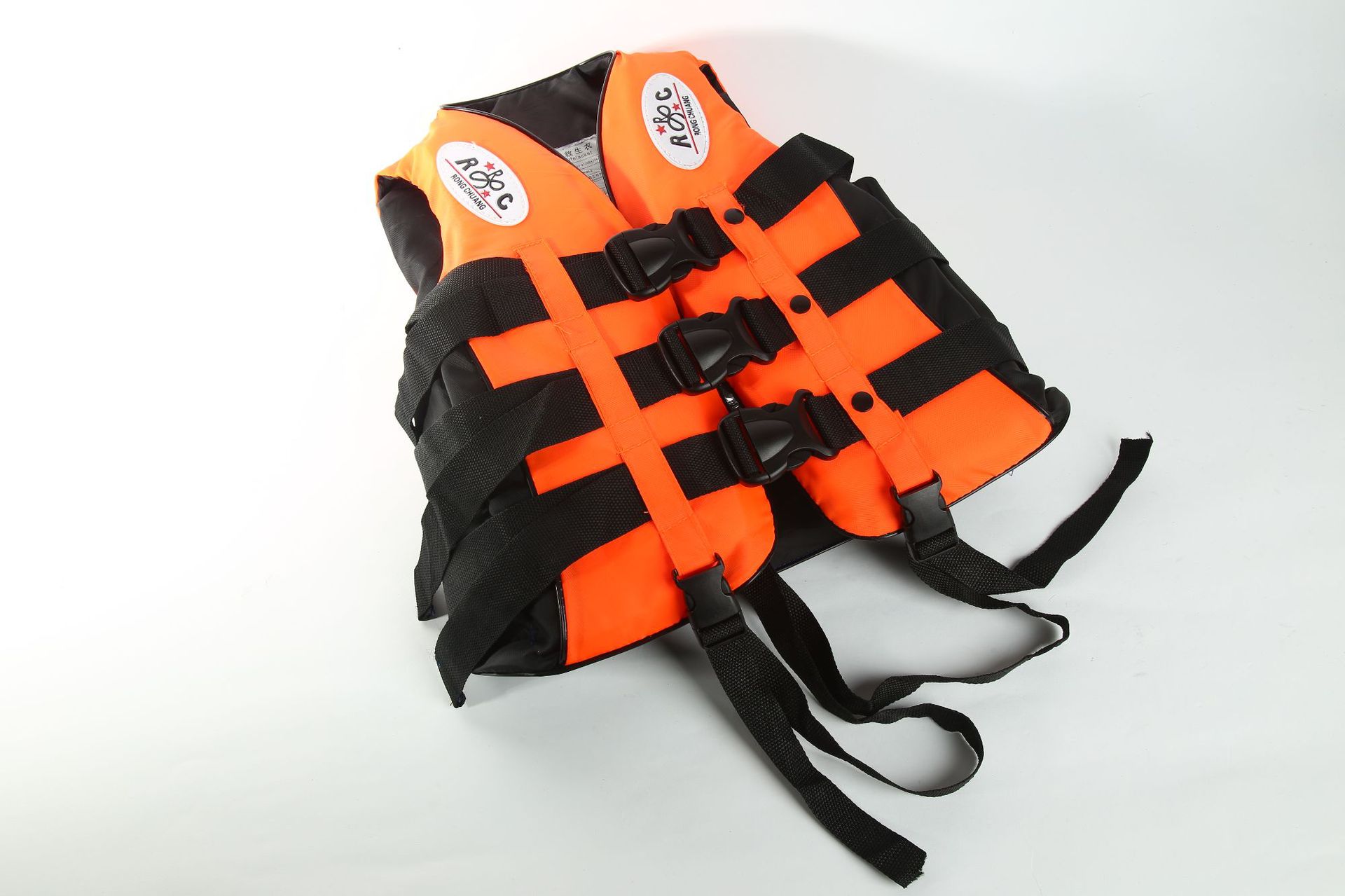 Outdoor rafting suits, adult life jackets, floating suits, flood resistance suits, water world rafting and swimming safety suits in stock pic 4