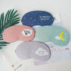 Cute, breathable, hot ice packs for sleep, pure cotton, animal personality, funny, light-blocking ice packs, fashionable eye masks available for customization pic 2