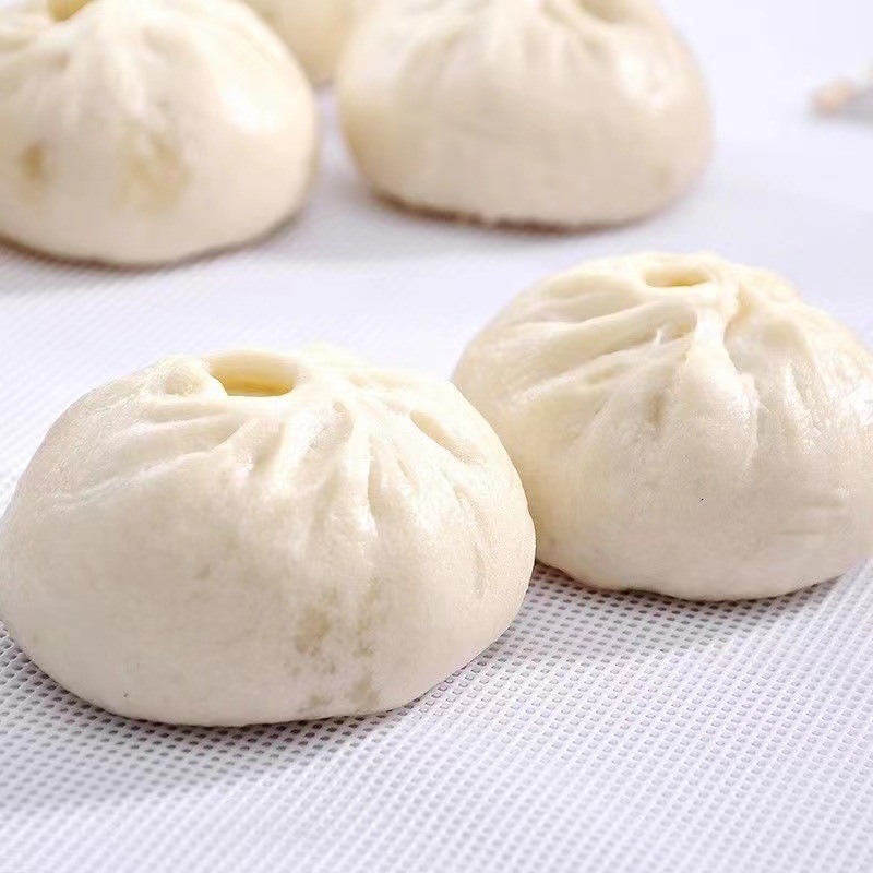 Silicone steamer cloth, drawer cloth, non-stick steaming cloth, steamed bun pad, silicone tray, steaming plate pad, steamed bun pad, square pic 5