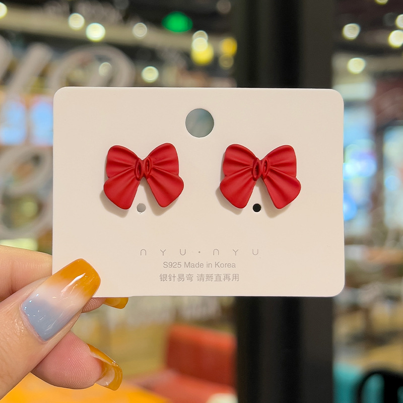 925银针珍珠耳钉高级感几何小巧气质耳饰女可爱镶钻个性耳骨钉详情10