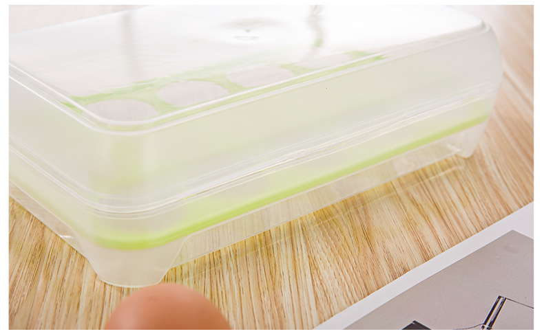 Wholesale egg box, special plastic transparent egg preservation box for refrigerator storage, in stock pic 8