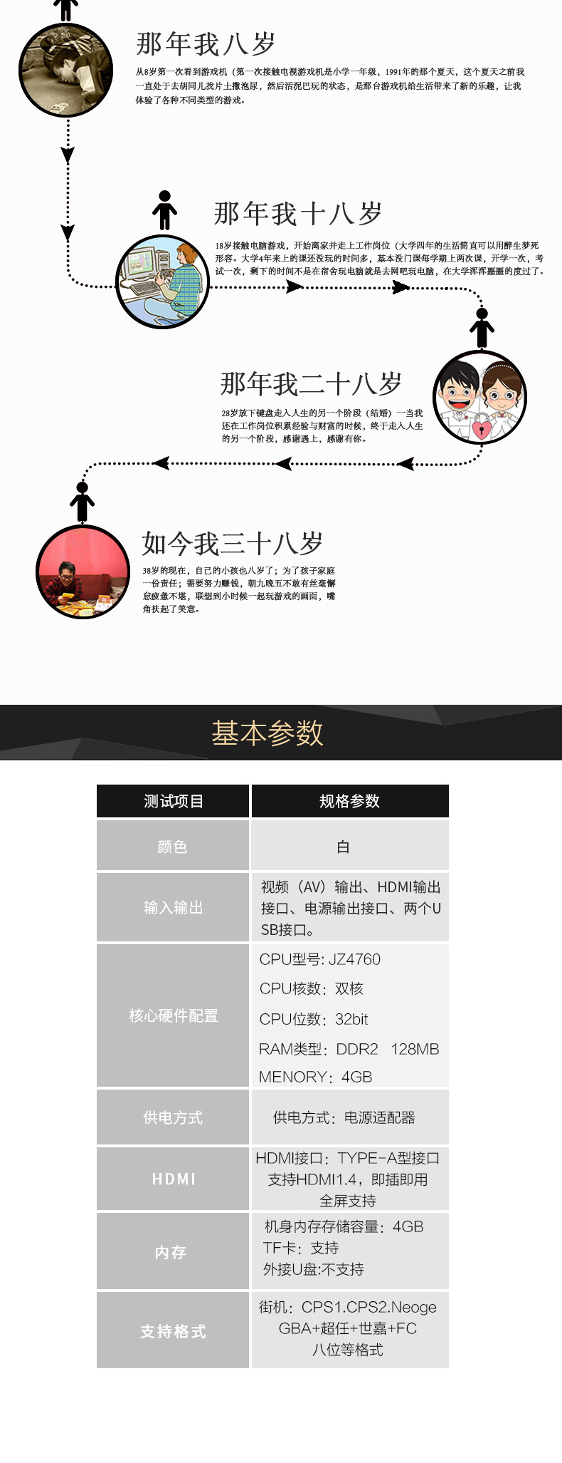 工厂直销 高品质 家庭娱乐体感游戏机X game高清GBA怀旧电视游戏机详情4