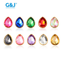 不锈钢双耳不钩线D型爪压克力金属装饰花托 手缝钻金属花托分销详情4