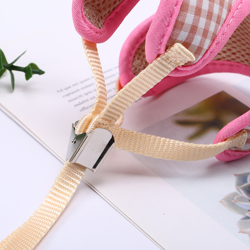 Pet cats and dogs, fruit lace-up, belly band, chest and back anti-escape, breathable and adjustable vest type leash, cross-border pic 14