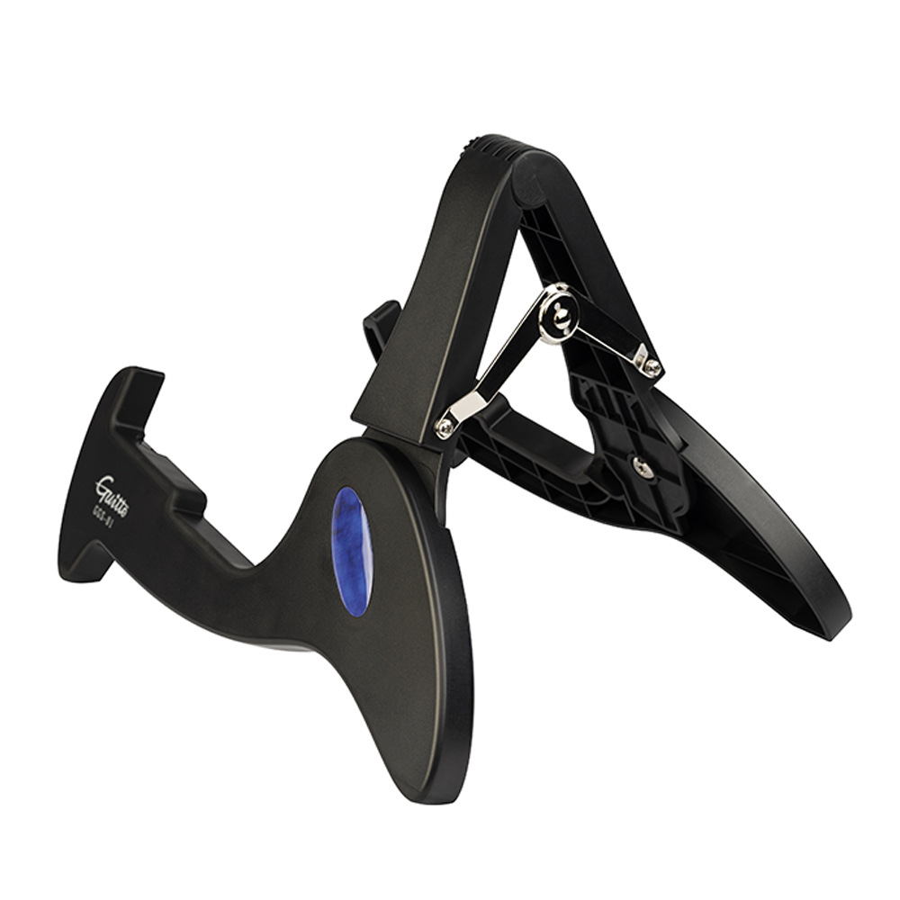 JOYO alien rabbit soporte de guitarra tipo A soporte plegable portátil expositor de bajo soporte de instrumento stand up stand pic 6