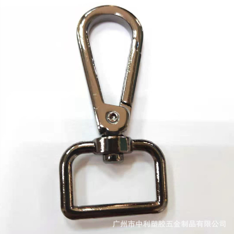 Factory direct sales: 6-point large plate buckle, hook buckle, dog buckle, luggage hardware accessories, bag accessories, shoulder strap buckle pic 5