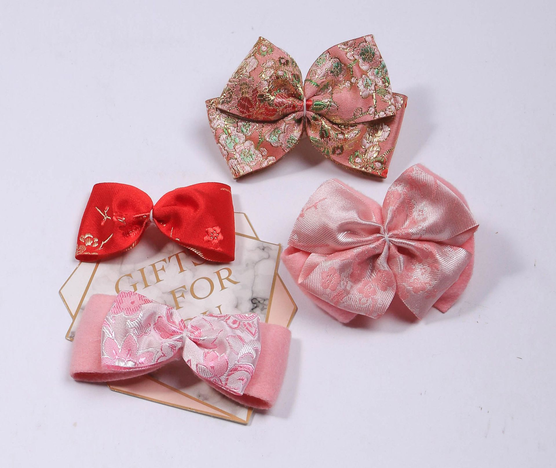 China wind country trendy año nuevo estilo bordado correas DIY arcos accesorios para el cabello hanfu estilo nacional filiación bordado accesorios country trendy pic 10