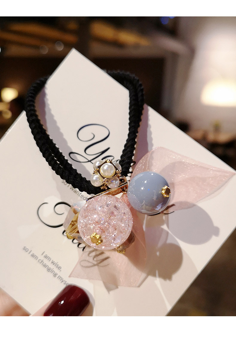 Cute hair tie, headwear and hair band, super fairy-like Korean version of Instagram influencer girl, dual-purpose hair tie, hair band and bracelet pic 5