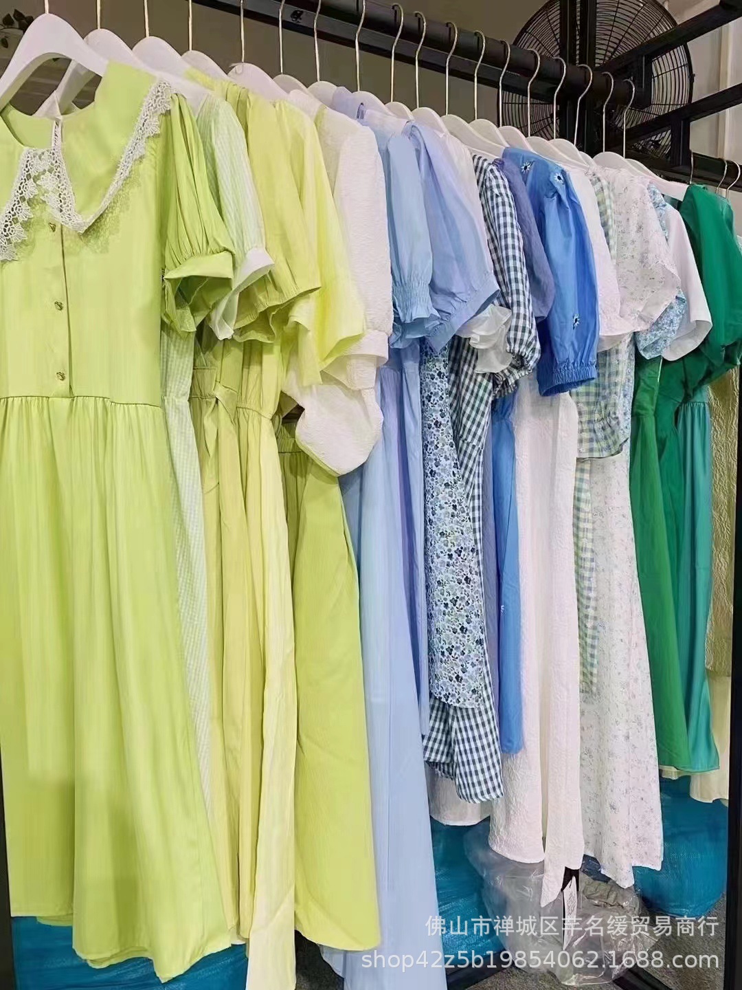 Early spring petite elegant dress for women 2023 summer waist-cinching and slimming lady chiffon floral mid-length dress pic 27