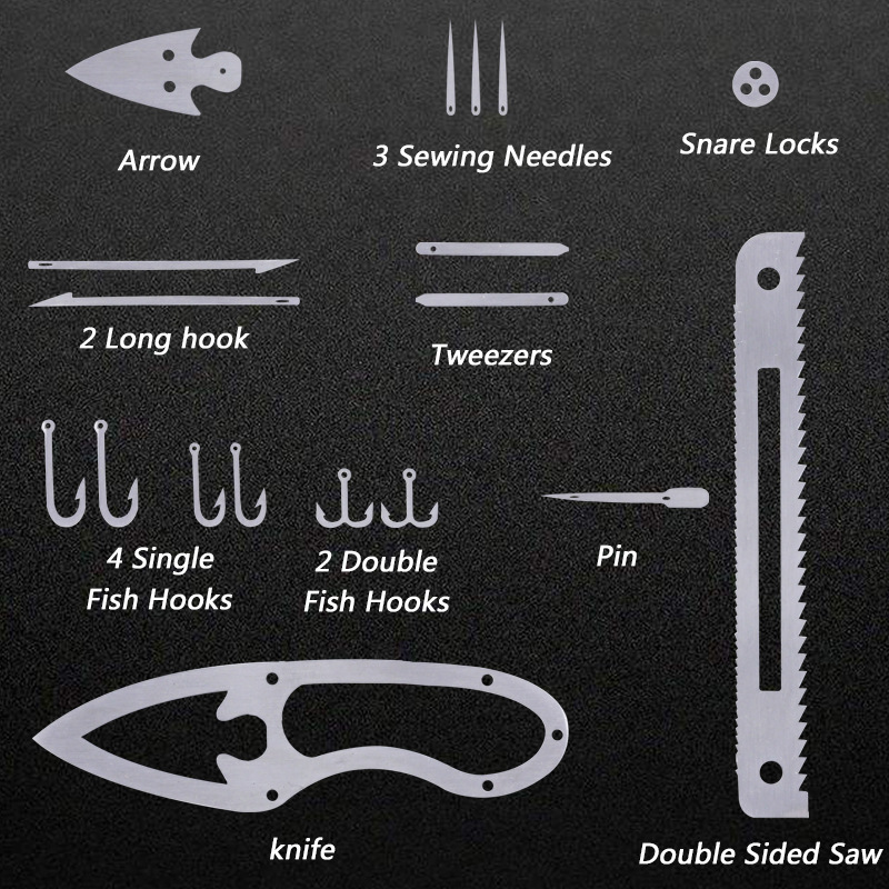Cross-border new in-stock fishhook cards, multi-functional fishhooks, fishhook model plates, etched fishhooks can be processed according to samples pic 4